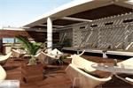 Virgin Island complex roof top restaurant with breathtaking Red Sea views in Hurghada resort city